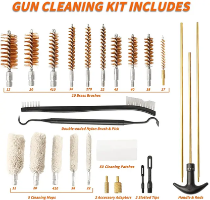 74 pcs gun cleaning kit - Pioneer_essentials