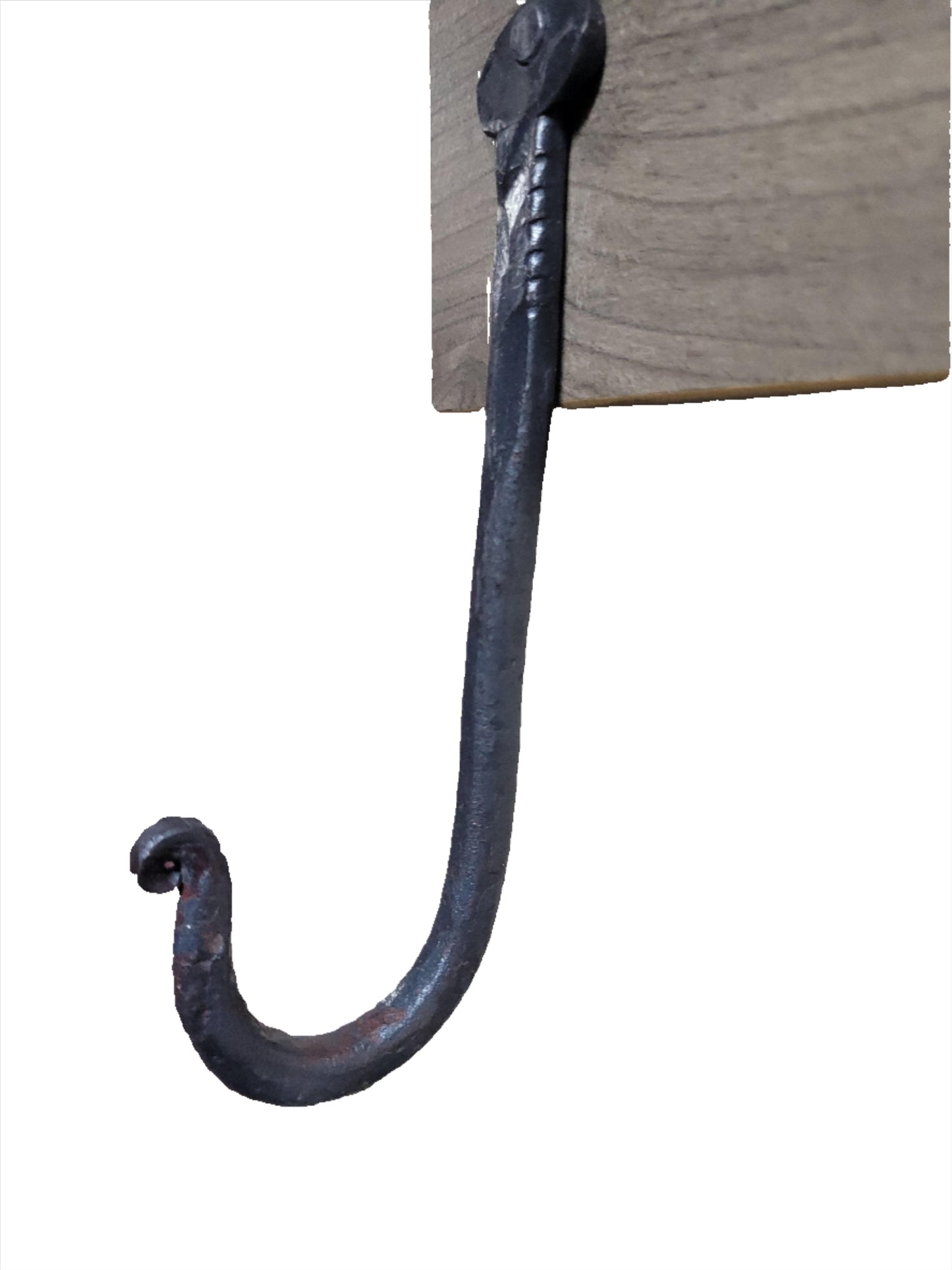 Hand forged water resistant round bar coat hook - Pioneer_essentials