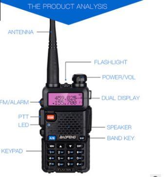 BAOFENG UV-5RT Dual Band 2 way radio