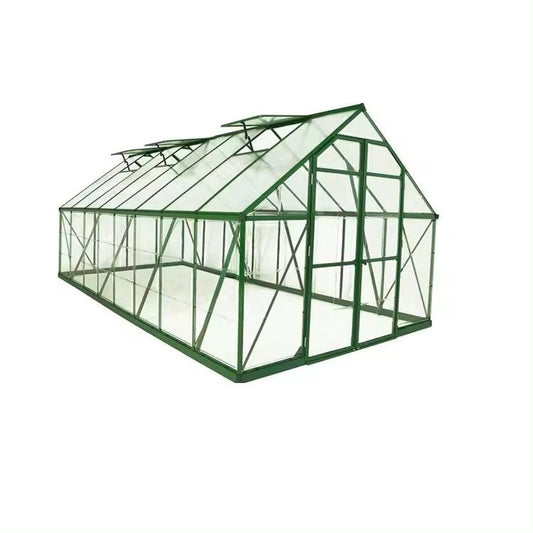 6x12 metal frame polycarbonate greenhouse - Pioneer_essentials