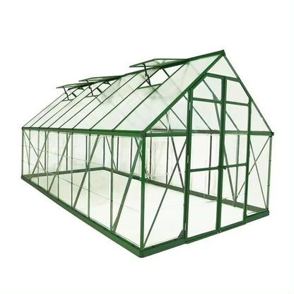 6x12 metal frame polycarbonate greenhouse - Pioneer_essentials