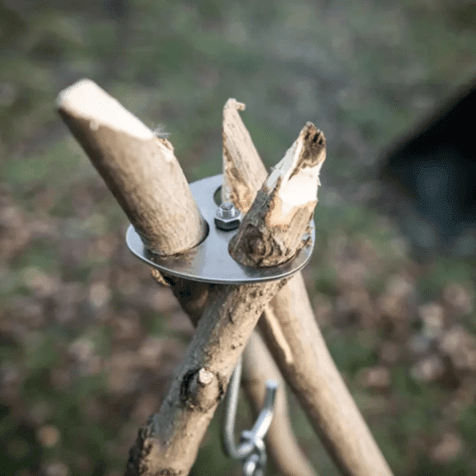 bushcraft tripod plate - Pioneer_essentials