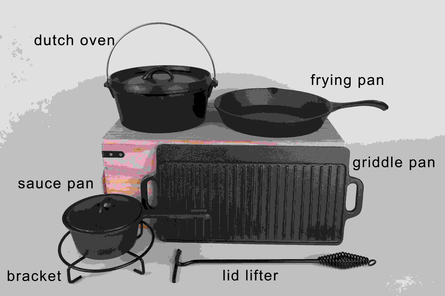 Cast Iron cookware set - Pioneer_essentials