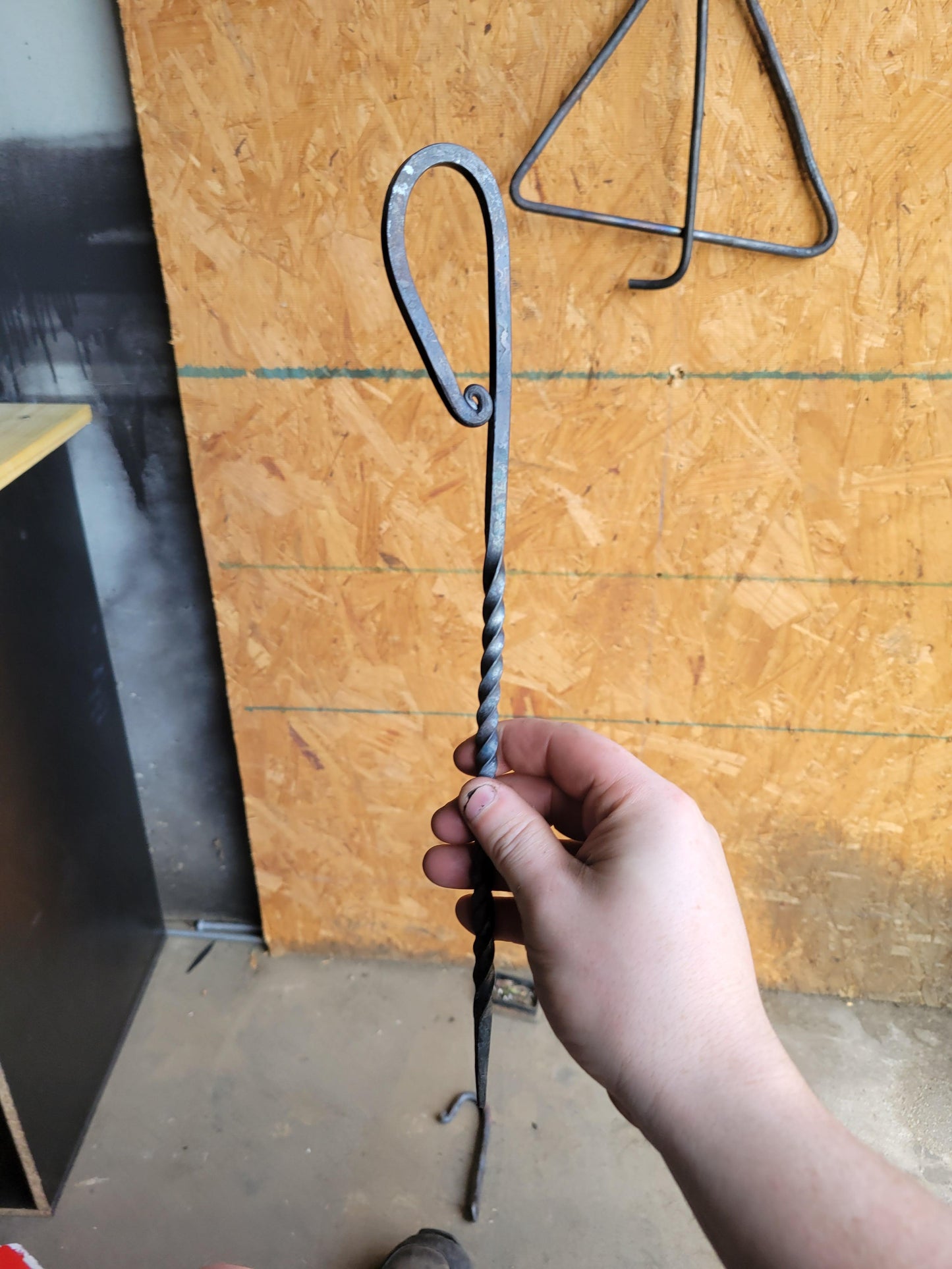 Hand forged steel kabob/meat skewer - Pioneer_essentials