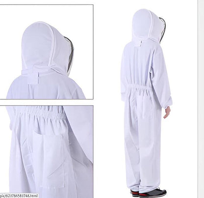 Protective White One-piece Beekeeping Suit - Pioneer_essentials