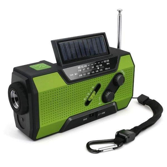 Solar Powered Emergency Radio - Pioneer_essentials