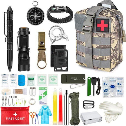 Wilderness Survival First Aid Outdoor Survival Emergency Kit - Pioneer_essentials