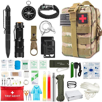 Wilderness Survival First Aid Outdoor Survival Emergency Kit - Pioneer_essentials