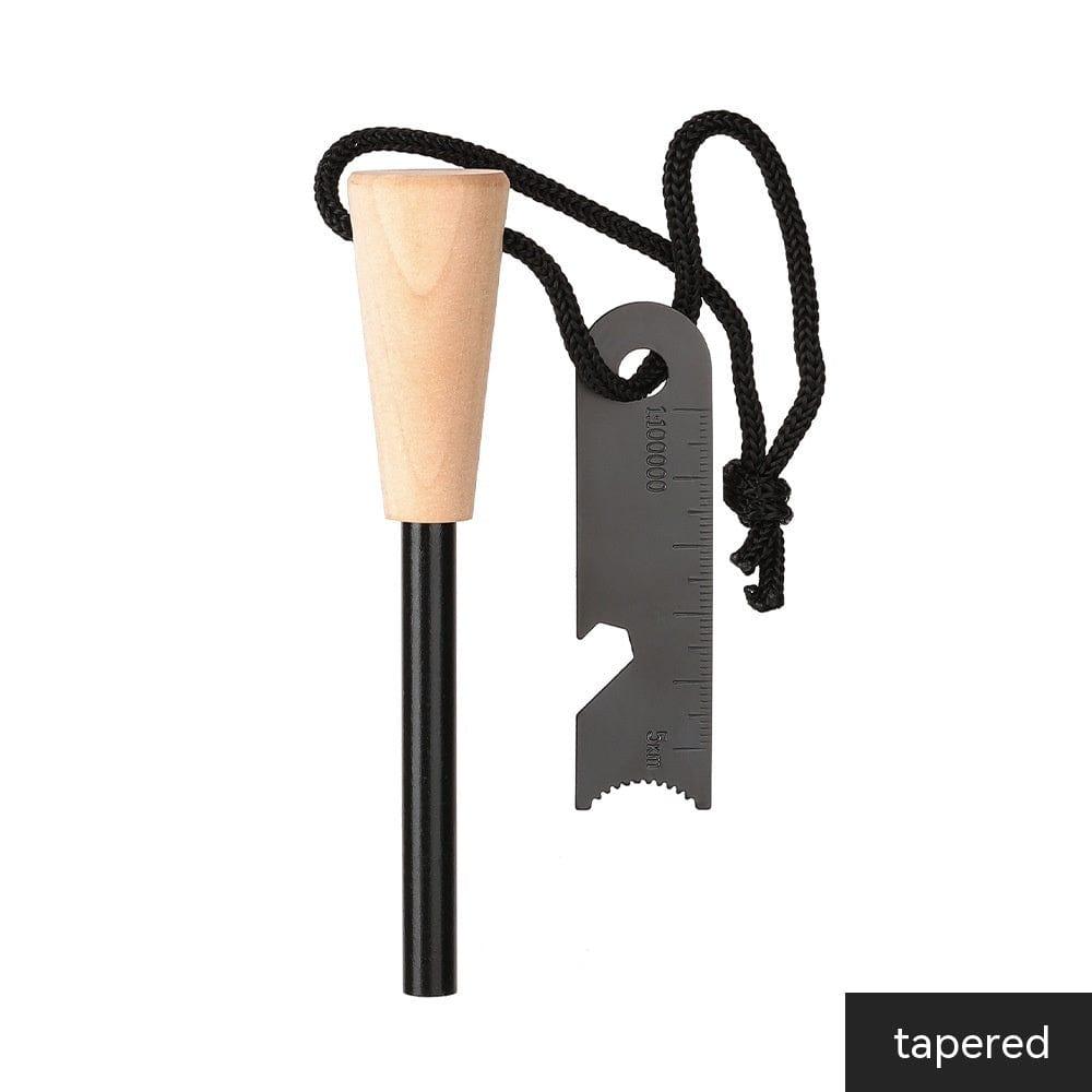 Wood handled Waterproof Ferro Rod Campfire Lighter - Pioneer_essentials